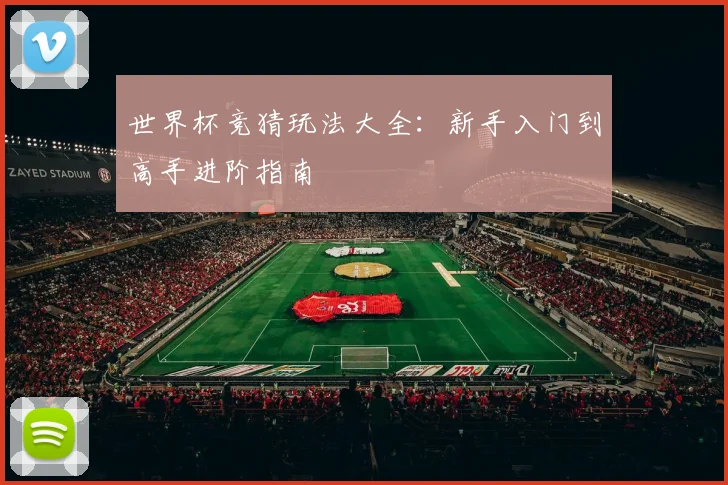 世界杯竞猜玩法大全:新手入门到高手进阶指南